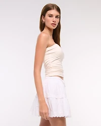 Mid Rise Pull-On Mini Skort