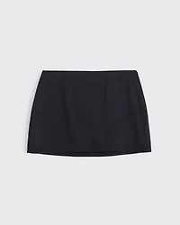 The A&F Scarlett Mid Rise Satin Mini Skort