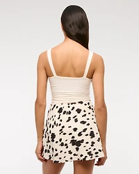 High Rise Flirty Mini Skort