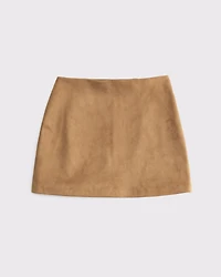 The A&F Scarlett Vegan Suede Mini Skort
