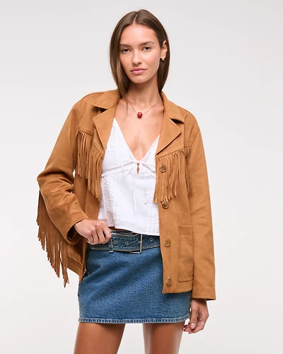 Mid Rise Belted Denim Mini Skort