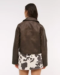 Mid Rise Denim Mini Skirt