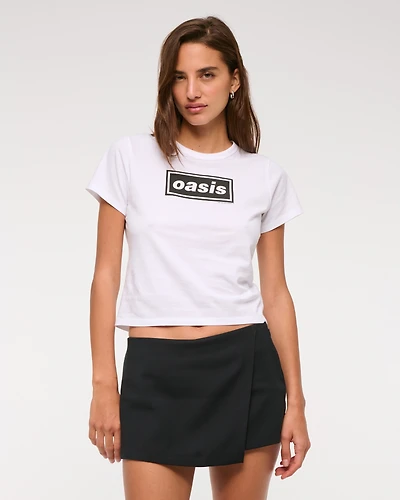 The A&F Scarlett Low Rise Micro Wrap Mini Skort