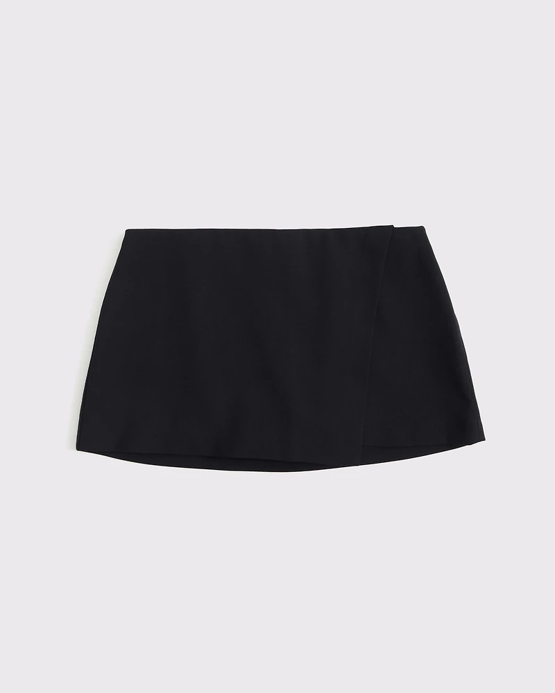 The A&F Scarlett Low Rise Micro Wrap Mini Skort