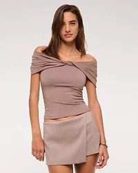 The A&F Scarlett Low Rise Micro Wrap Mini Skort