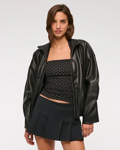 The A&F Scarlett Low Rise Micro Pleated Mini Skort