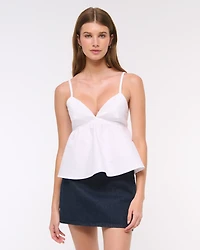 The A&F Scarlett Low Rise Micro Denim Skort