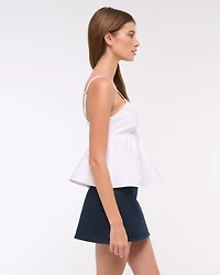 The A&F Scarlett Low Rise Micro Denim Skort