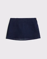 The A&F Scarlett Low Rise Micro Denim Skort