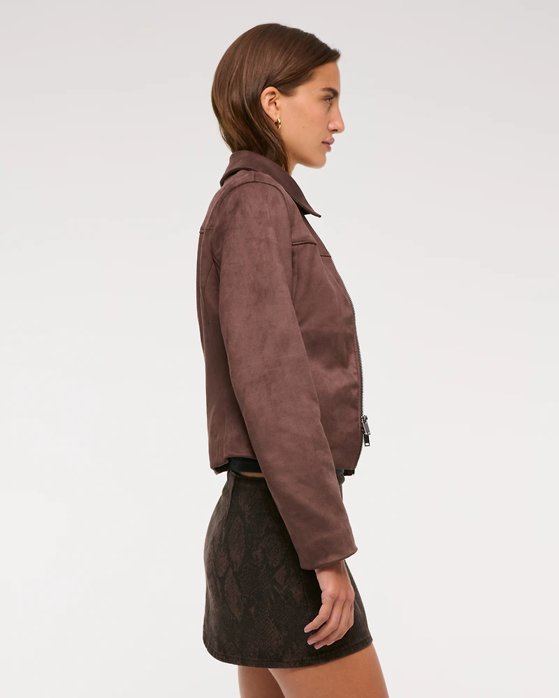 The A&F Scarlett Low Rise Denim Micro Skort