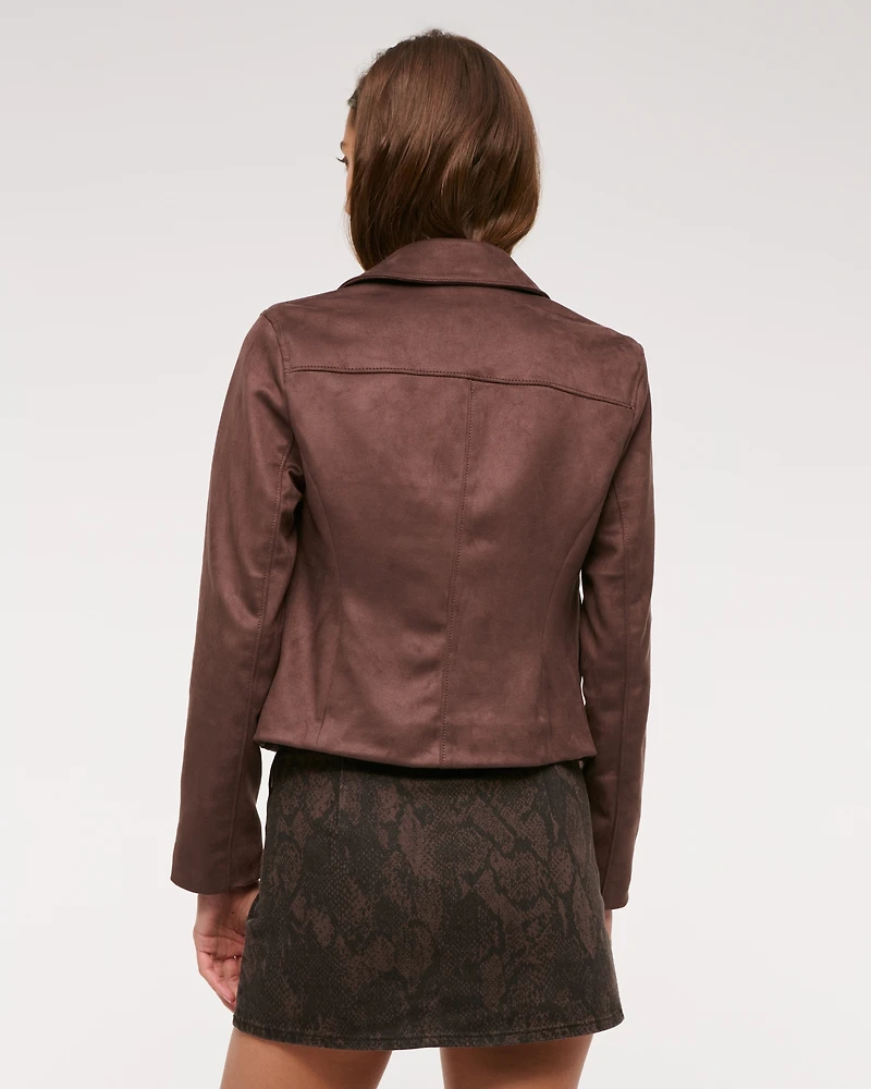 The A&F Scarlett Low Rise Denim Micro Skort