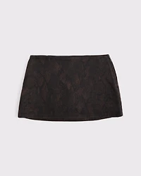 The A&F Scarlett Low Rise Denim Micro Skort
