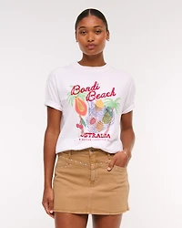 Curve Love Mid Rise Denim Studded Mini Skirt