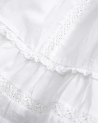 Flirty Lace-Trim Mini Skort