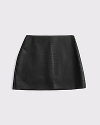 The A&F Scarlett Vegan Leather Mini Skort