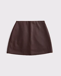 The A&F Scarlett Curve Love Vegan Leather Mini Skort