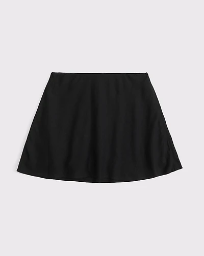 The A&F Sienna Linen-Blend Mini Skort