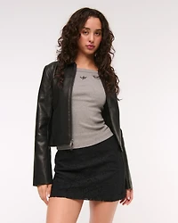 The A&F Scarlett Lace Mini Skort