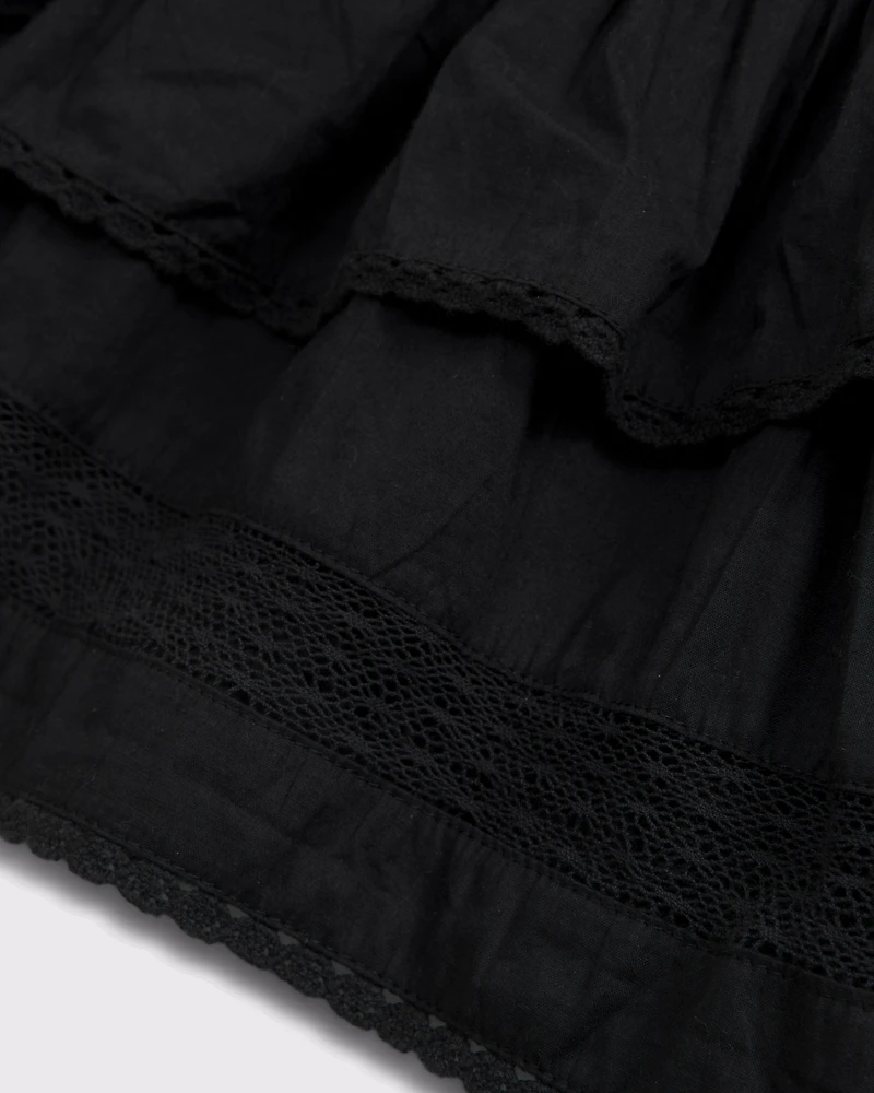 High Rise Drop-Waist Mini Skort