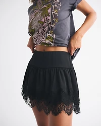 High Rise Flirty Mini Skort