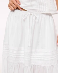 High Rise Pull-On Boho Maxi Skirt