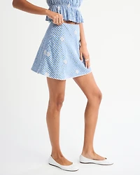 The A&F Sienna Linen-Blend Mini Skort