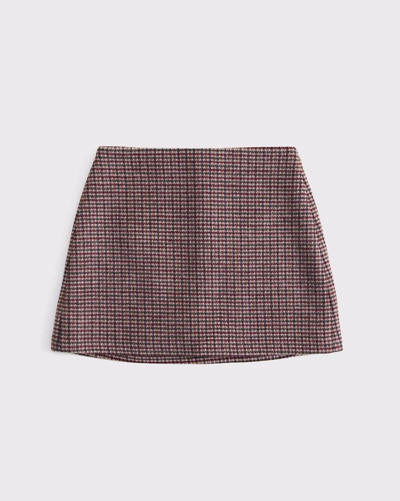 The A&F Scarlett Wool-Blend Mini Skort