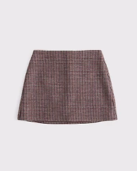 The A&F Scarlett Wool-Blend Mini Skort