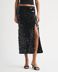 Sequin Maxi Skirt