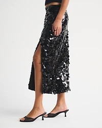 Sequin Maxi Skirt