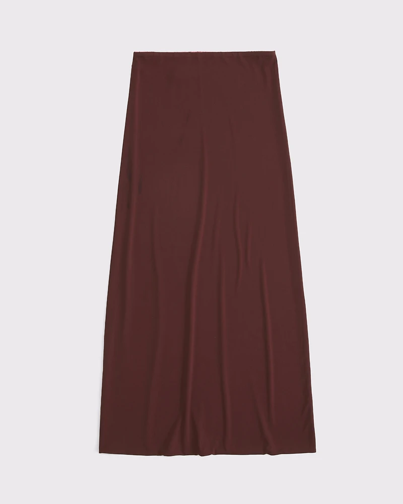 Reversible High Rise Maxi Skirt