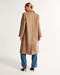 Wool-Blend Tailored Topcoat