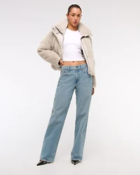 Faux Fur Puffer