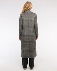 Wool-Blend Double-Breasted Coat