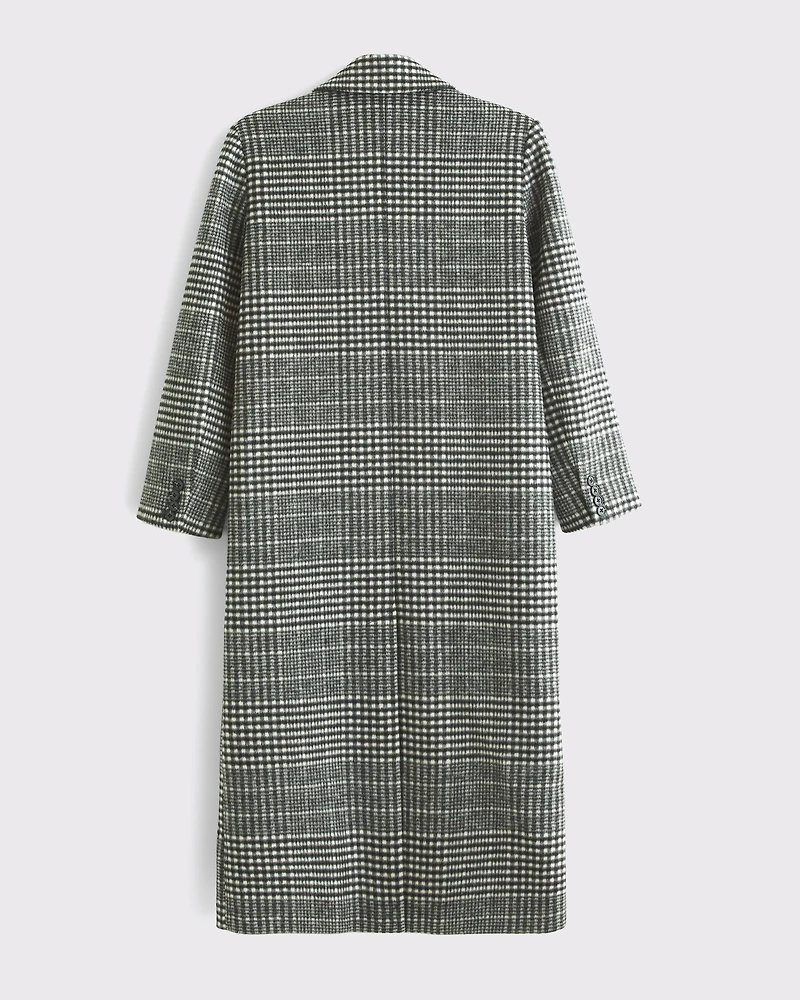 Wool-Blend Double-Breasted Coat