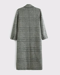 Wool-Blend Double-Breasted Coat