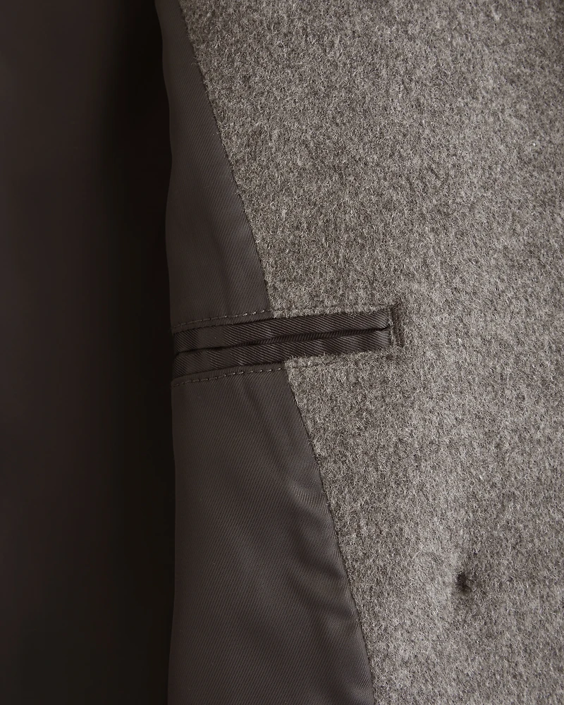 Wool-Blend Trench Coat