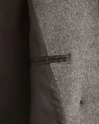Wool-Blend Trench Coat