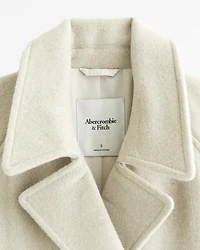 Wool-Blend Trench Coat
