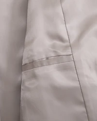 Collarless Sherpa Jacket