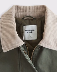 Short Waxed Chore Jacket