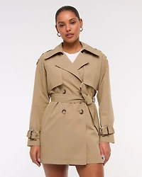 Mid-Length Trench Coat