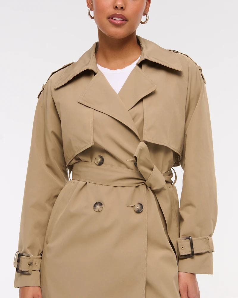 Mid-Length Trench Coat