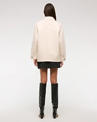 Denim Utility Shirt Jacket