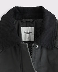 Short Waxed Chore Jacket