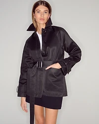 Waxed Belted Utility Jacket