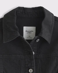 Slim Barrel Sleeve Denim Jacket