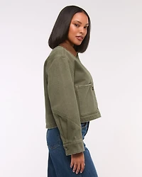Short Twill Barn Jacket