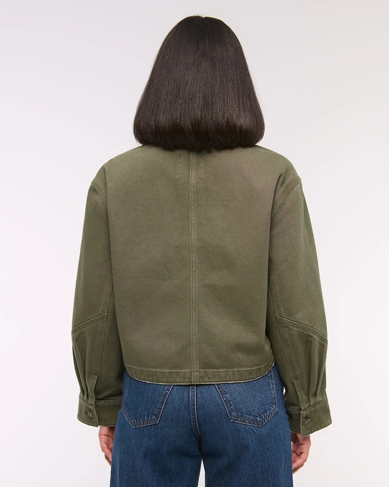 Short Twill Barn Jacket