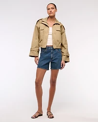 Lightweight Cinched Utility Jacket